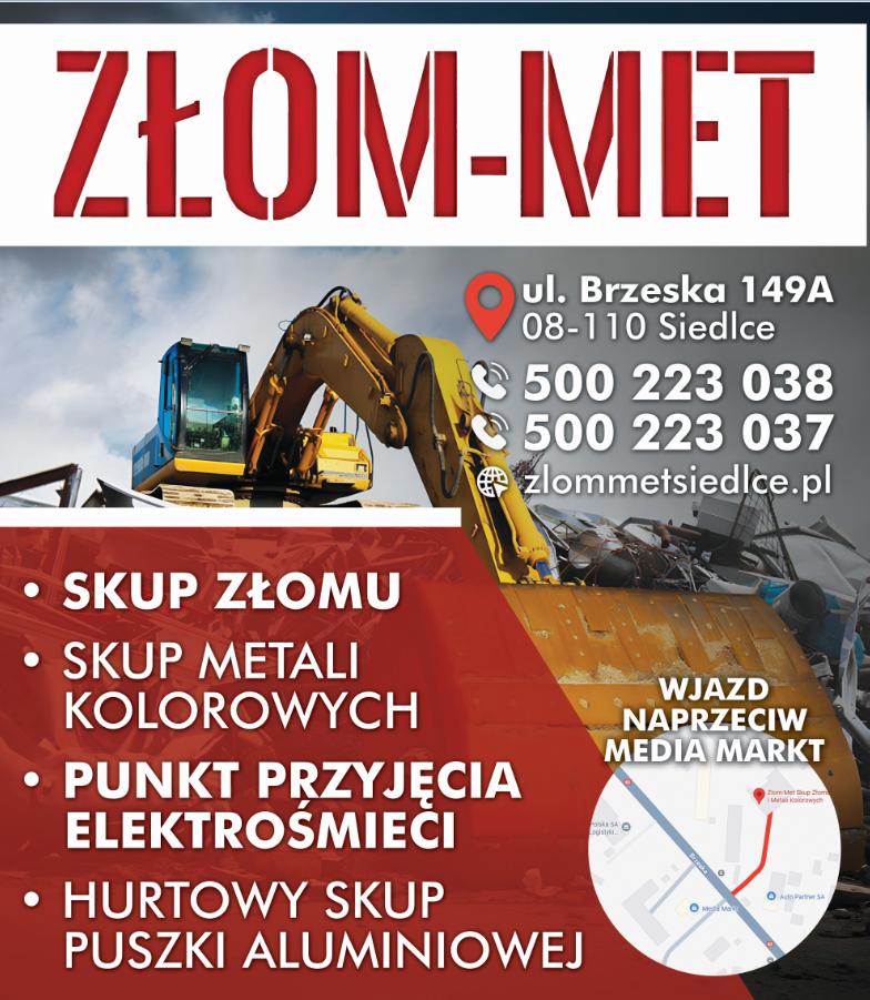 Złom-Met Skup Złomu i Metali Kolorowych - złom SIEDLCE złom SIEDLCE